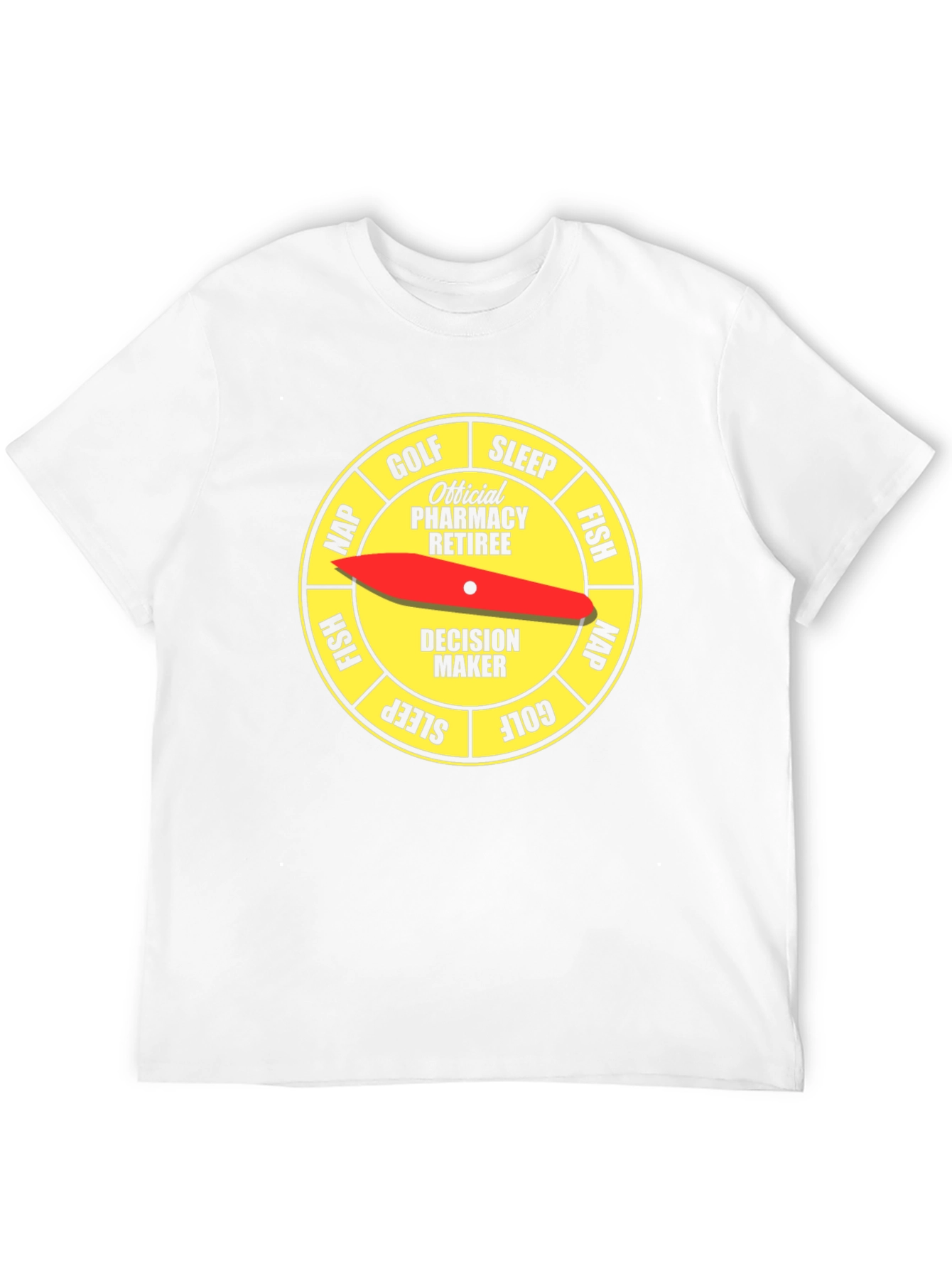 Official Pharmacy Retiree Decision Maker T-Shirt