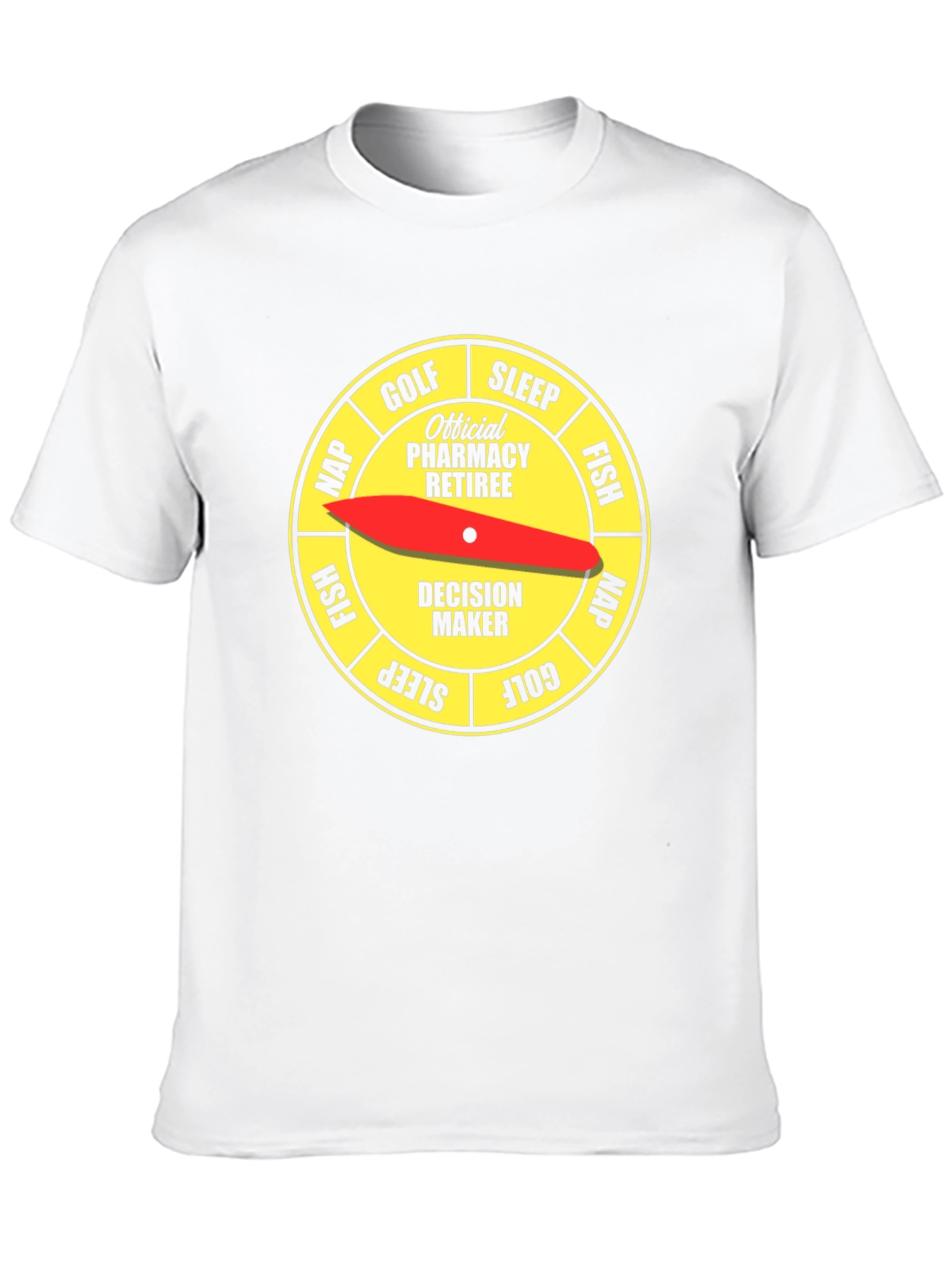 Official Pharmacy Retiree Decision Maker T-Shirt