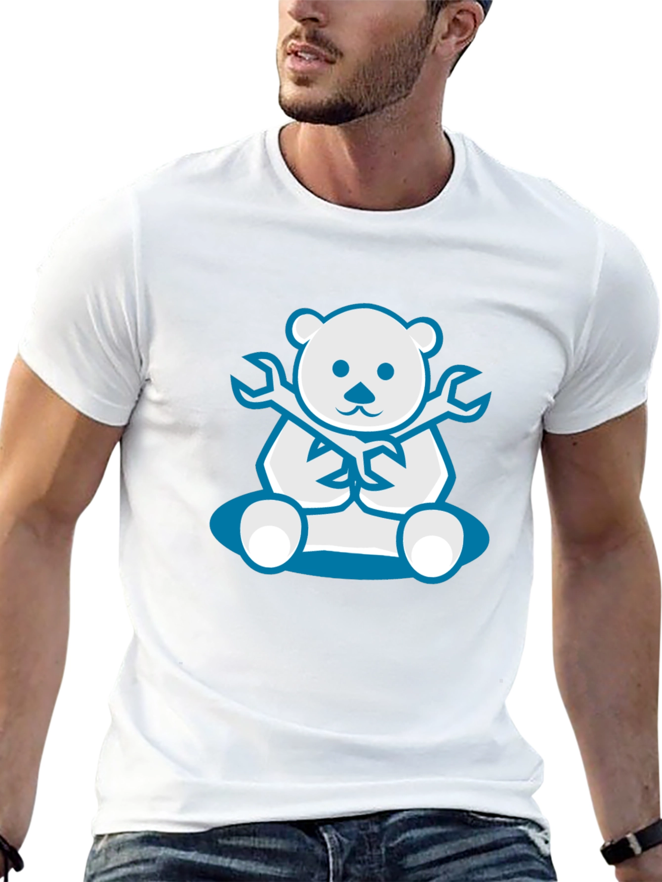 Bear Mechanic Graphic T-Shirt