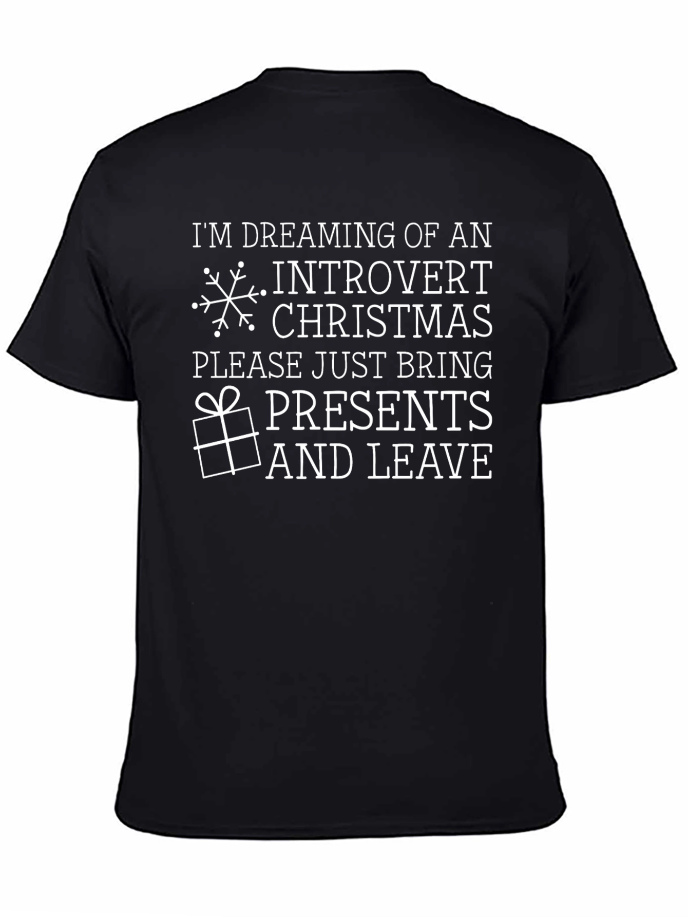 Introvert Christmas T-Shirt - Funny Holiday Tee
