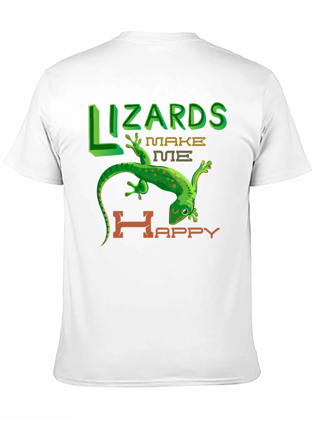 Lizards Make Me Happy Graphic T-Shirt