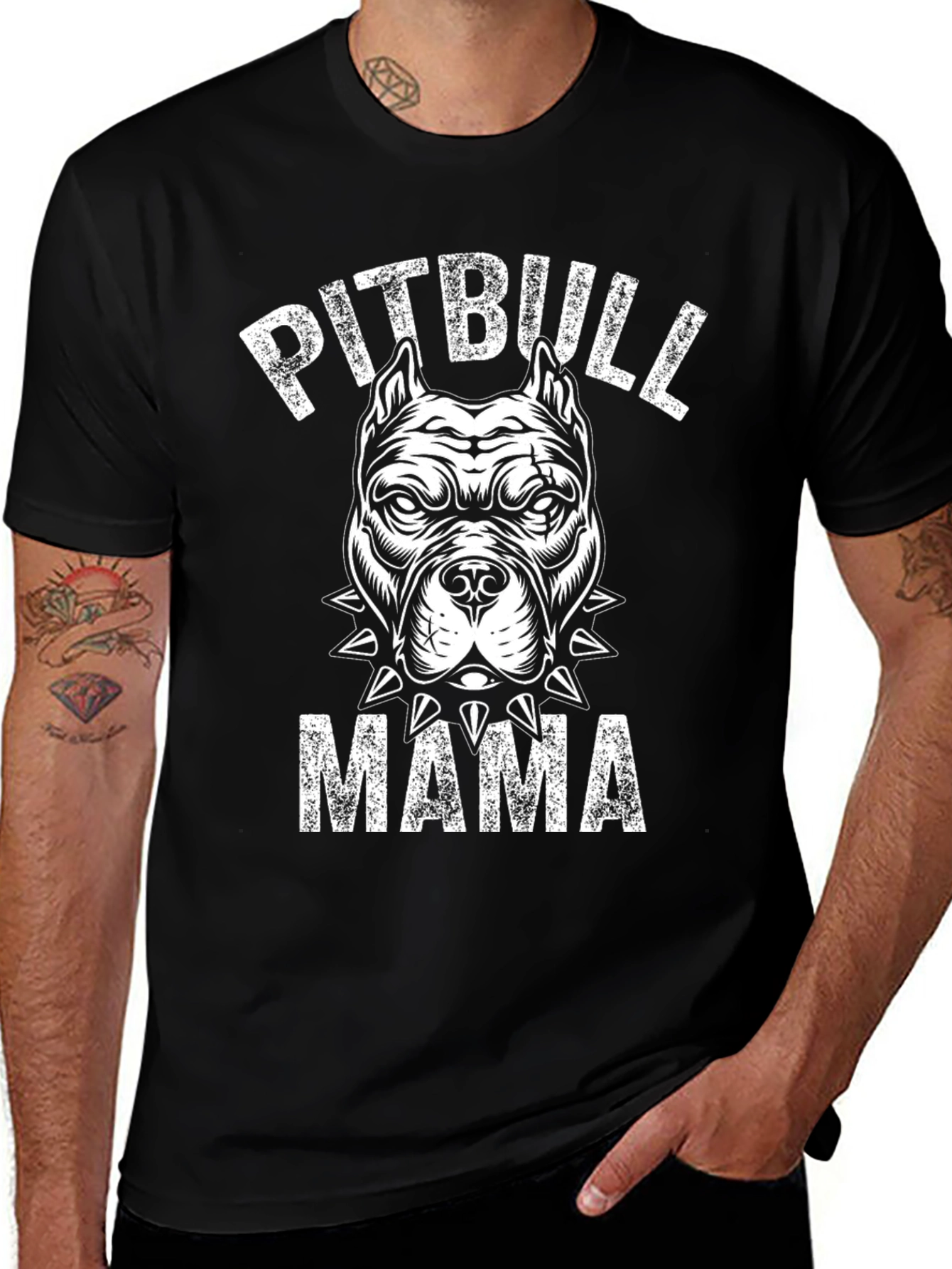 Pitbull Mama T-Shirt – Bold Dog Lover Graphic Tee