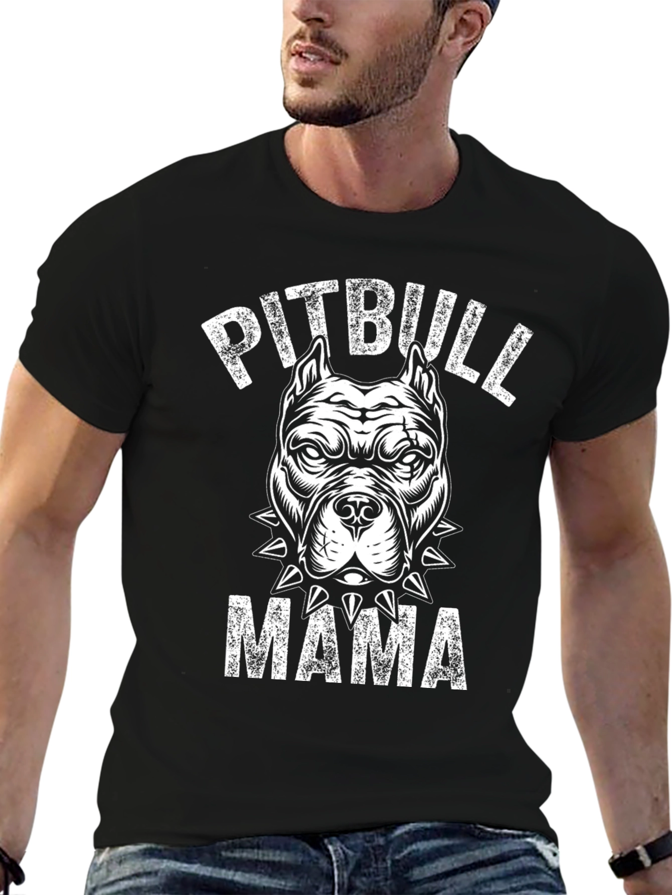 Pitbull Mama T-Shirt – Bold Dog Lover Graphic Tee