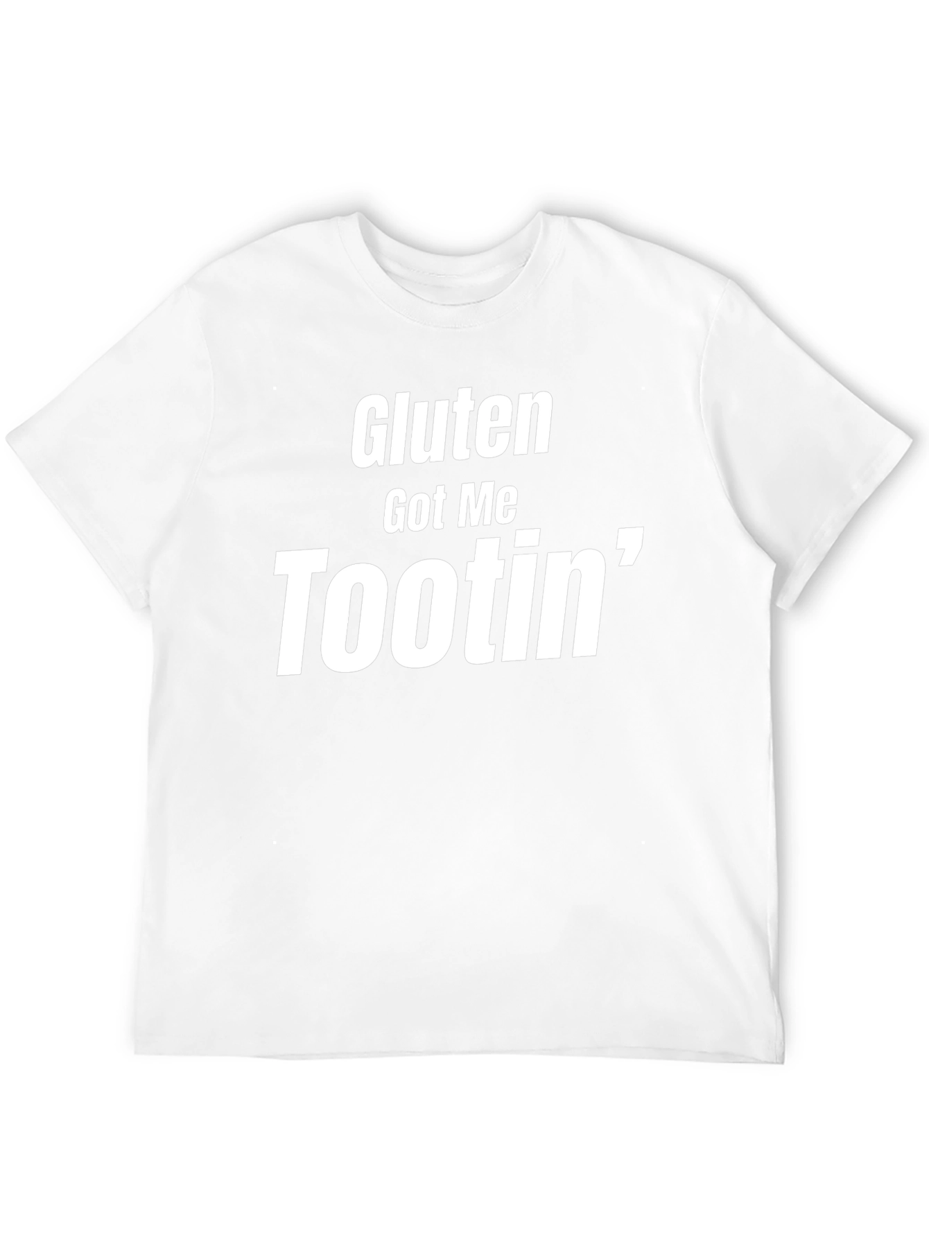 Gluten Got Me Tootin Black T-Shirt