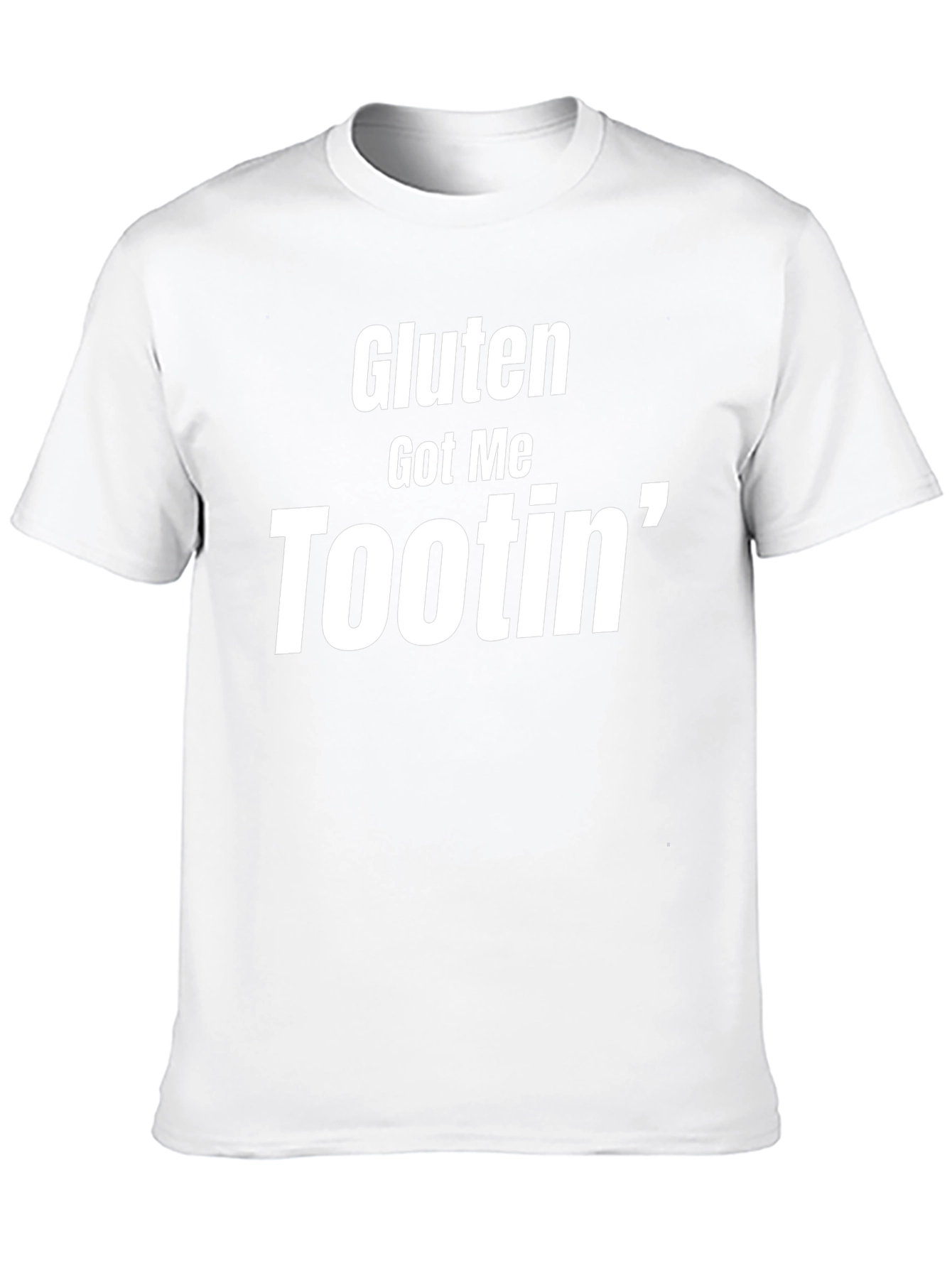Gluten Got Me Tootin Black T-Shirt