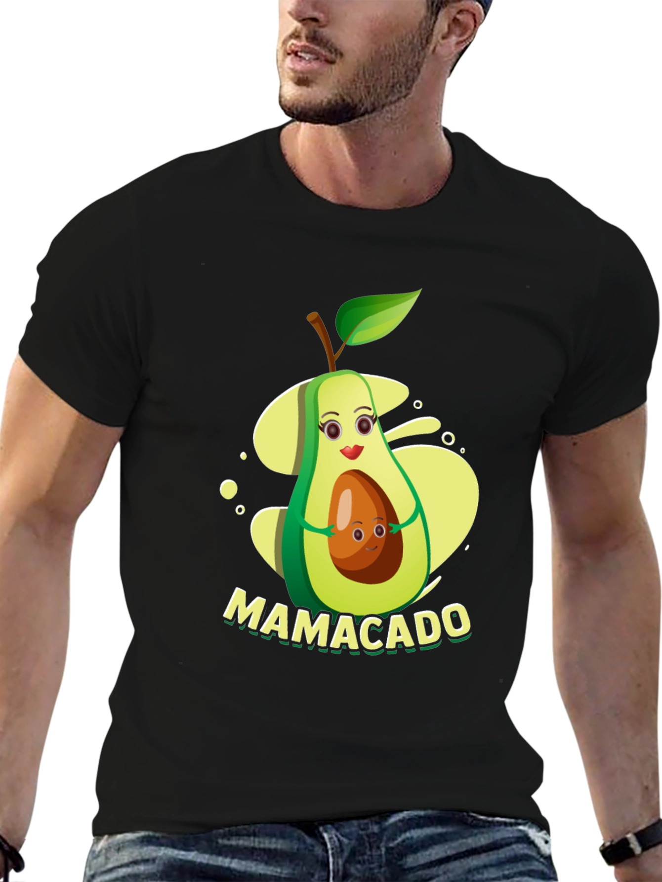Mamacado T-Shirt - Avocado Mama & Baby Graphic Tee