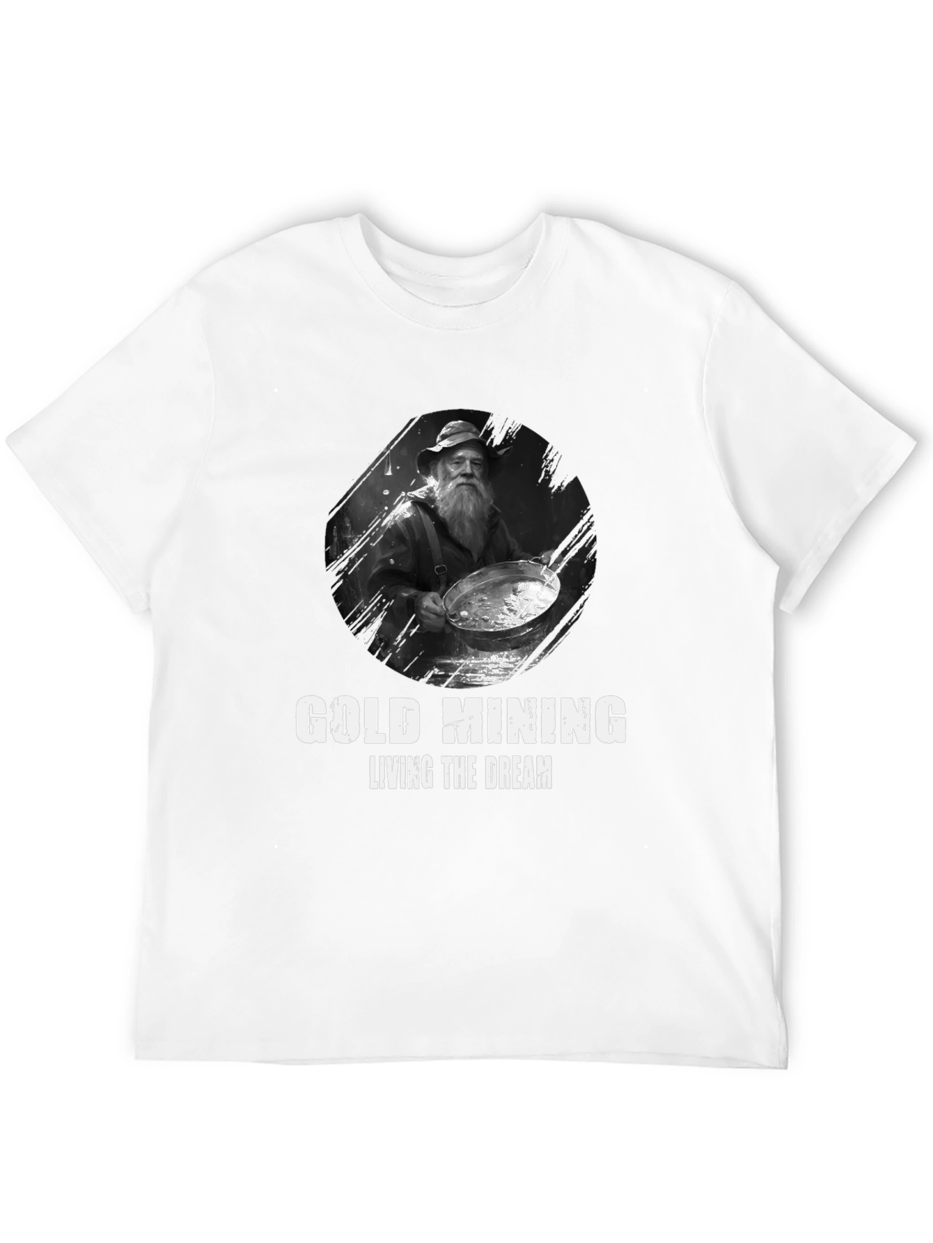 Gold Mining Living the Dream Black T-Shirt