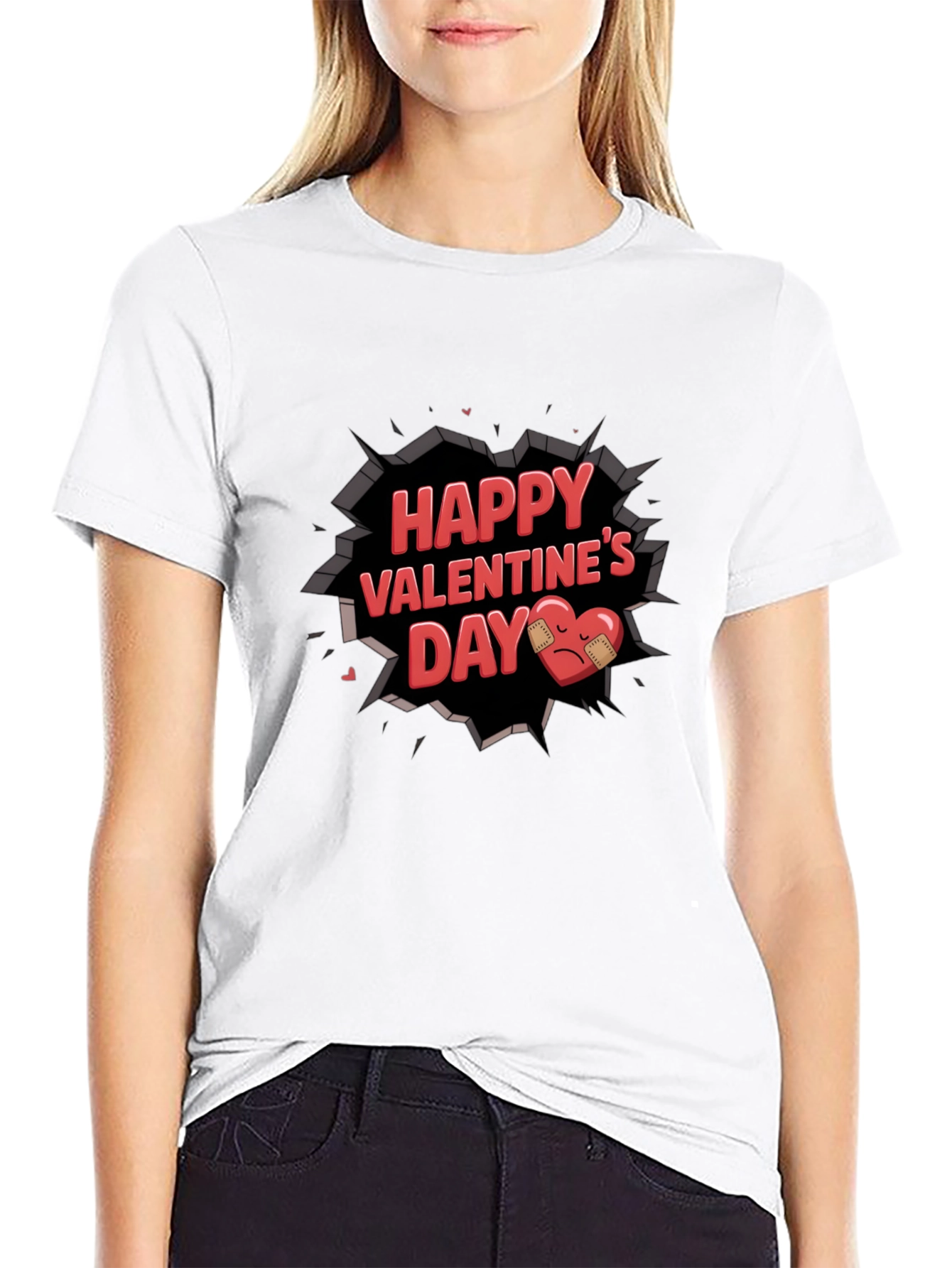Happy Valentines Day Graphic Tee