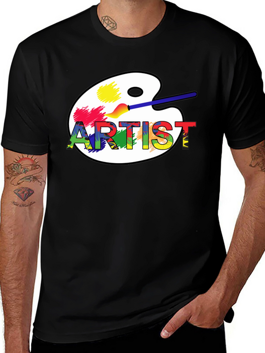 Artist Palette Graphic T-Shirt - Creative Style