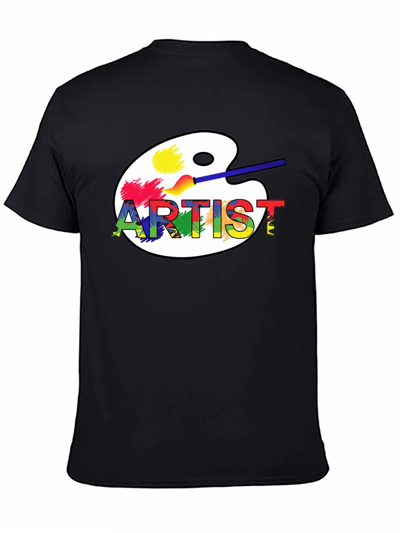 Artist Palette Graphic T-Shirt - Creative Style