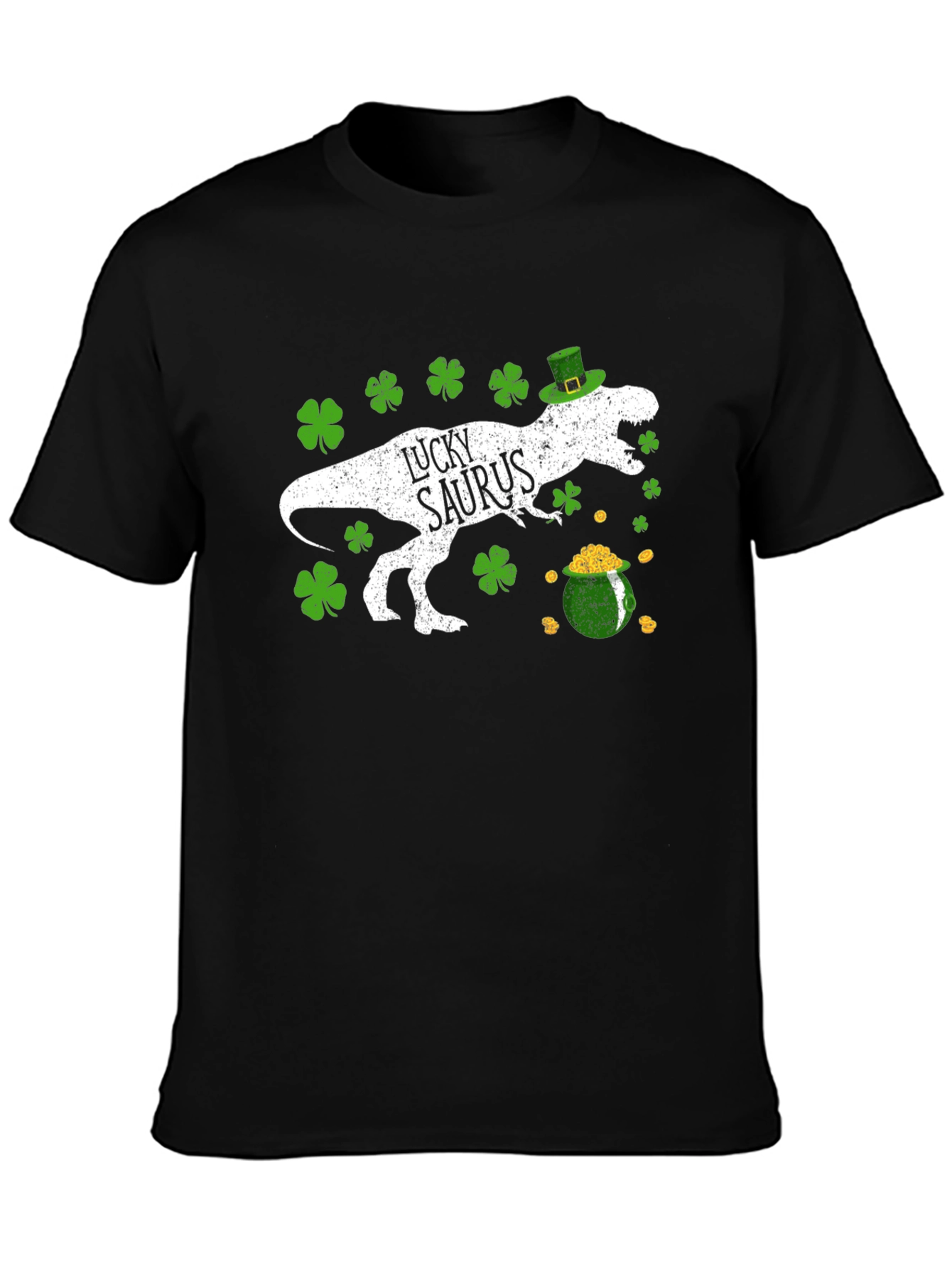 Lucky Saurus St. Patricks Day Graphic Tee
