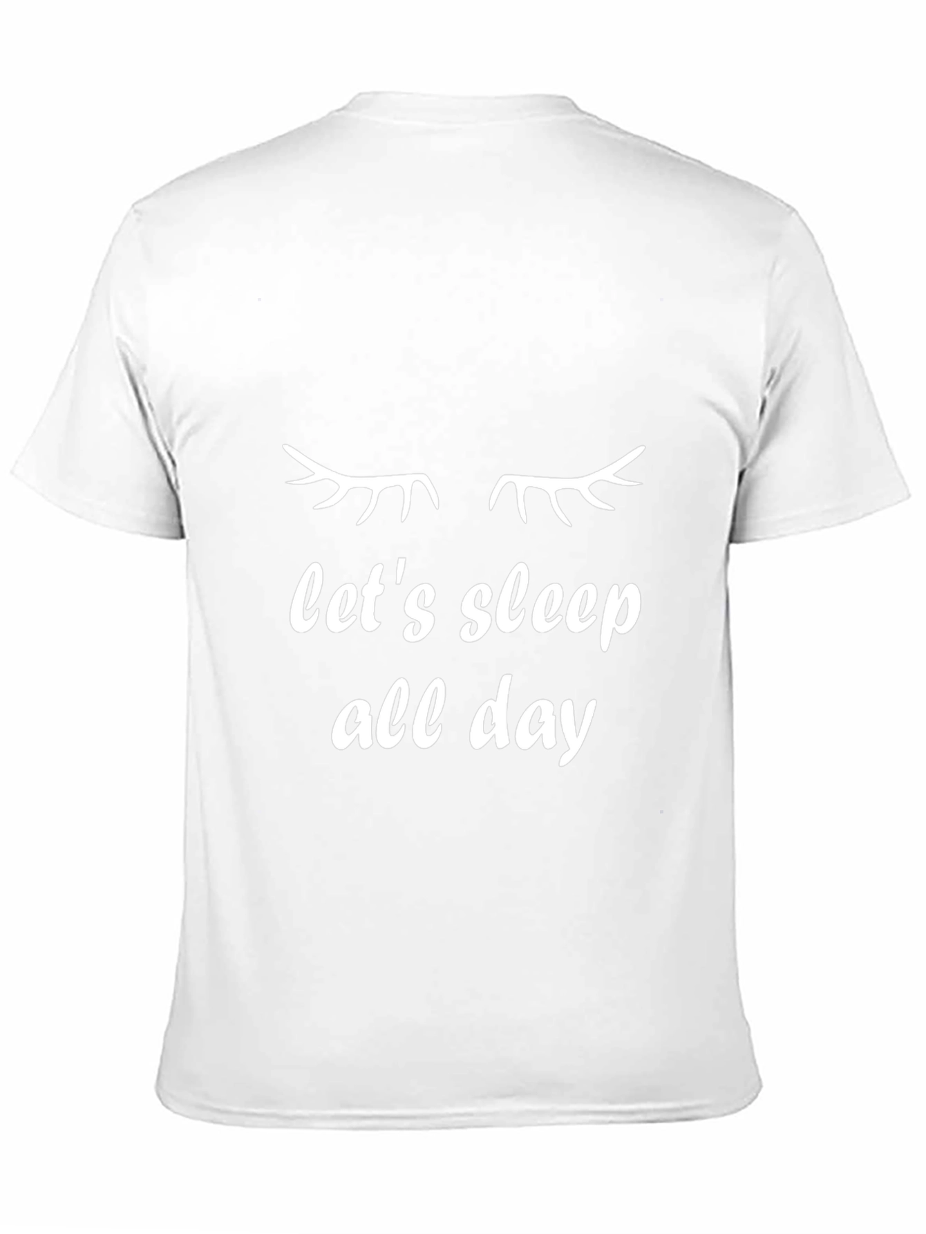 Lets Sleep All Day Black Tee