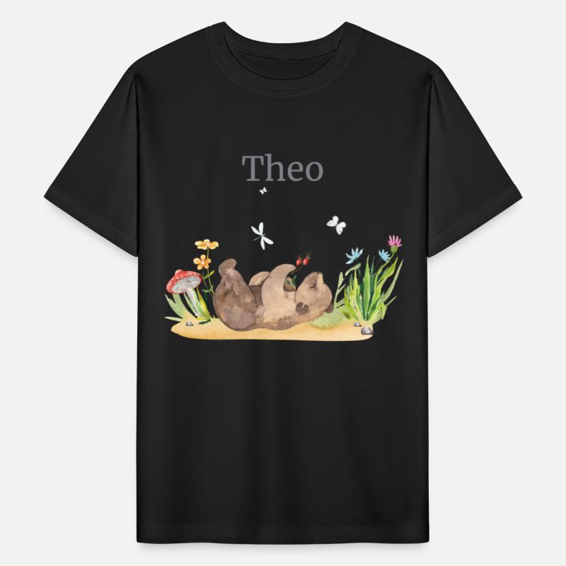 Waldtier Bär Flowers Name Theo