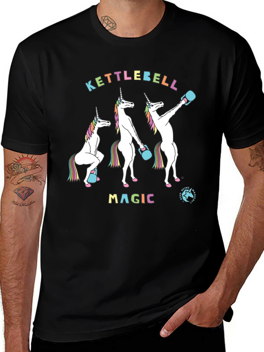 Kettlebell Magic Unicorn Graphic Tee