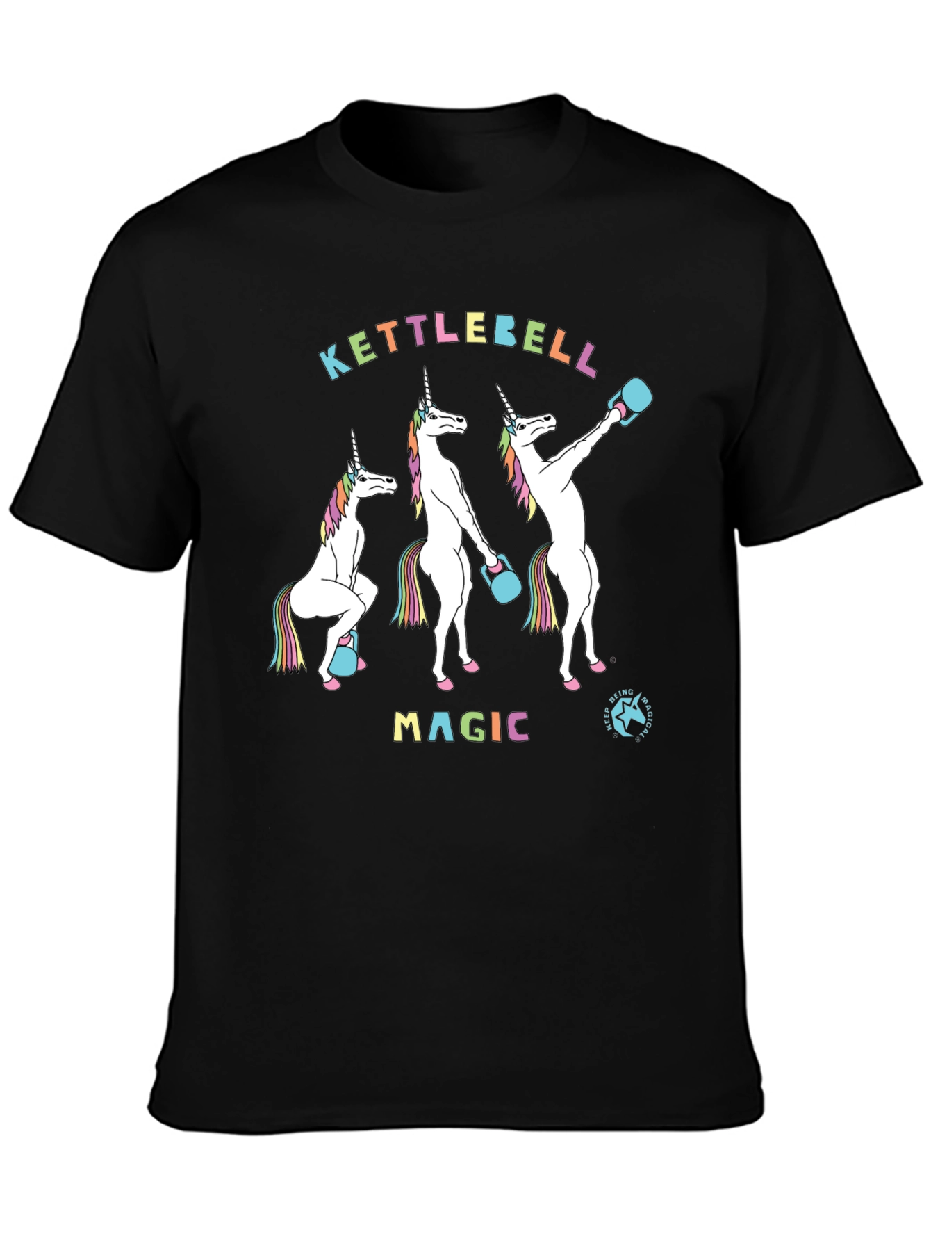 Kettlebell Magic Unicorn Graphic Tee