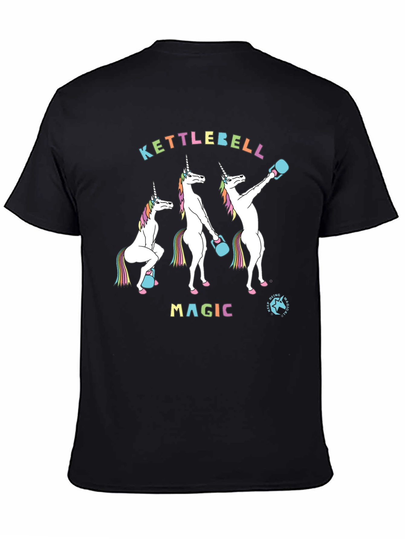 Kettlebell Magic Unicorn Graphic Tee