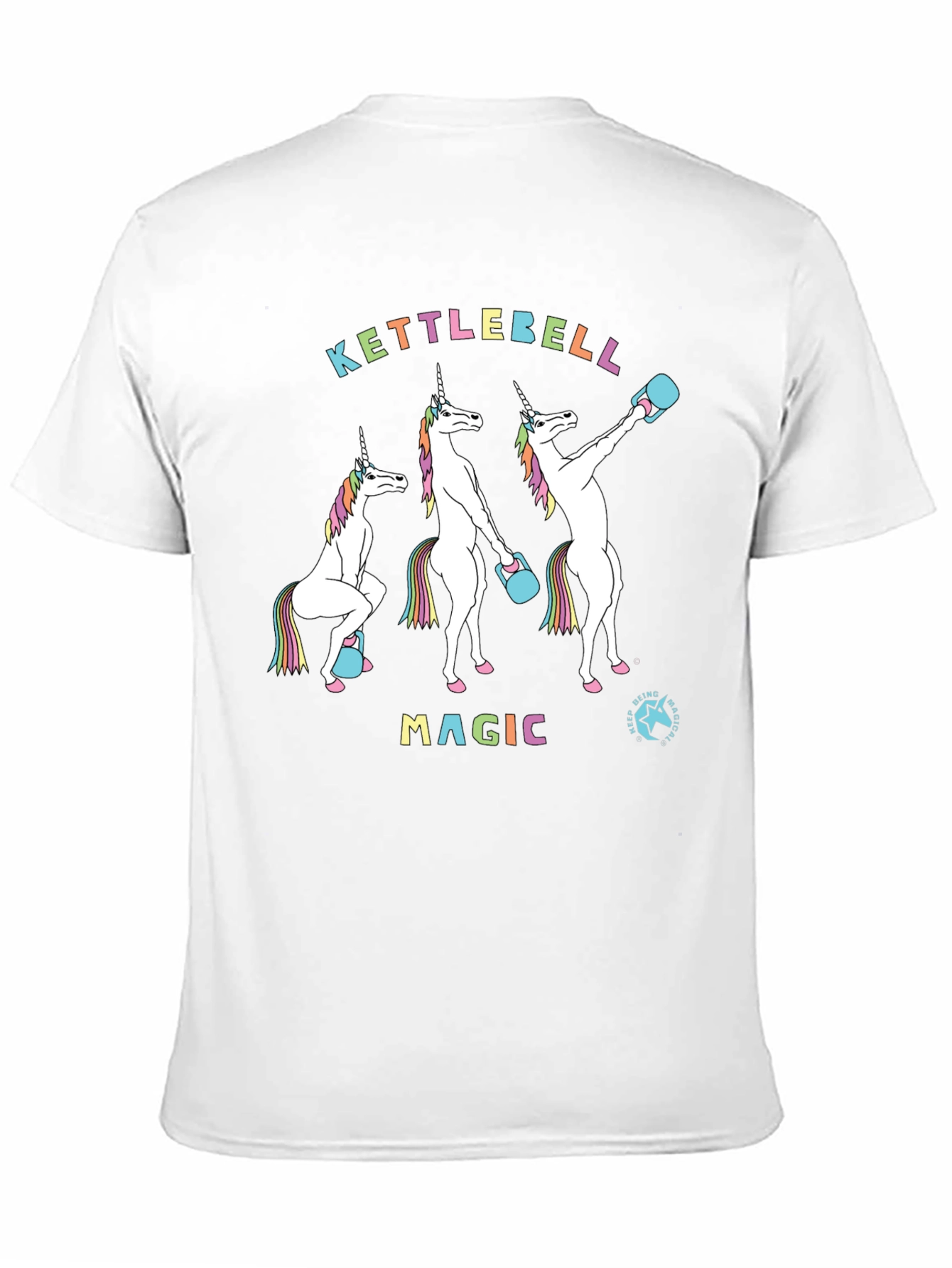 Kettlebell Magic Unicorn Graphic Tee