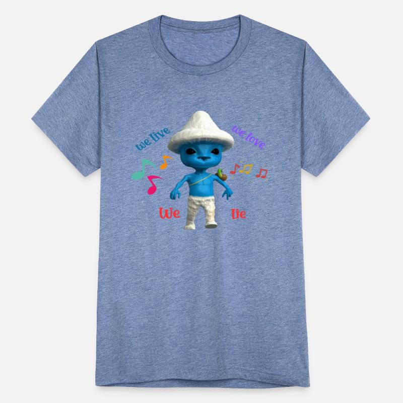 We live we love we lie blue cat meme