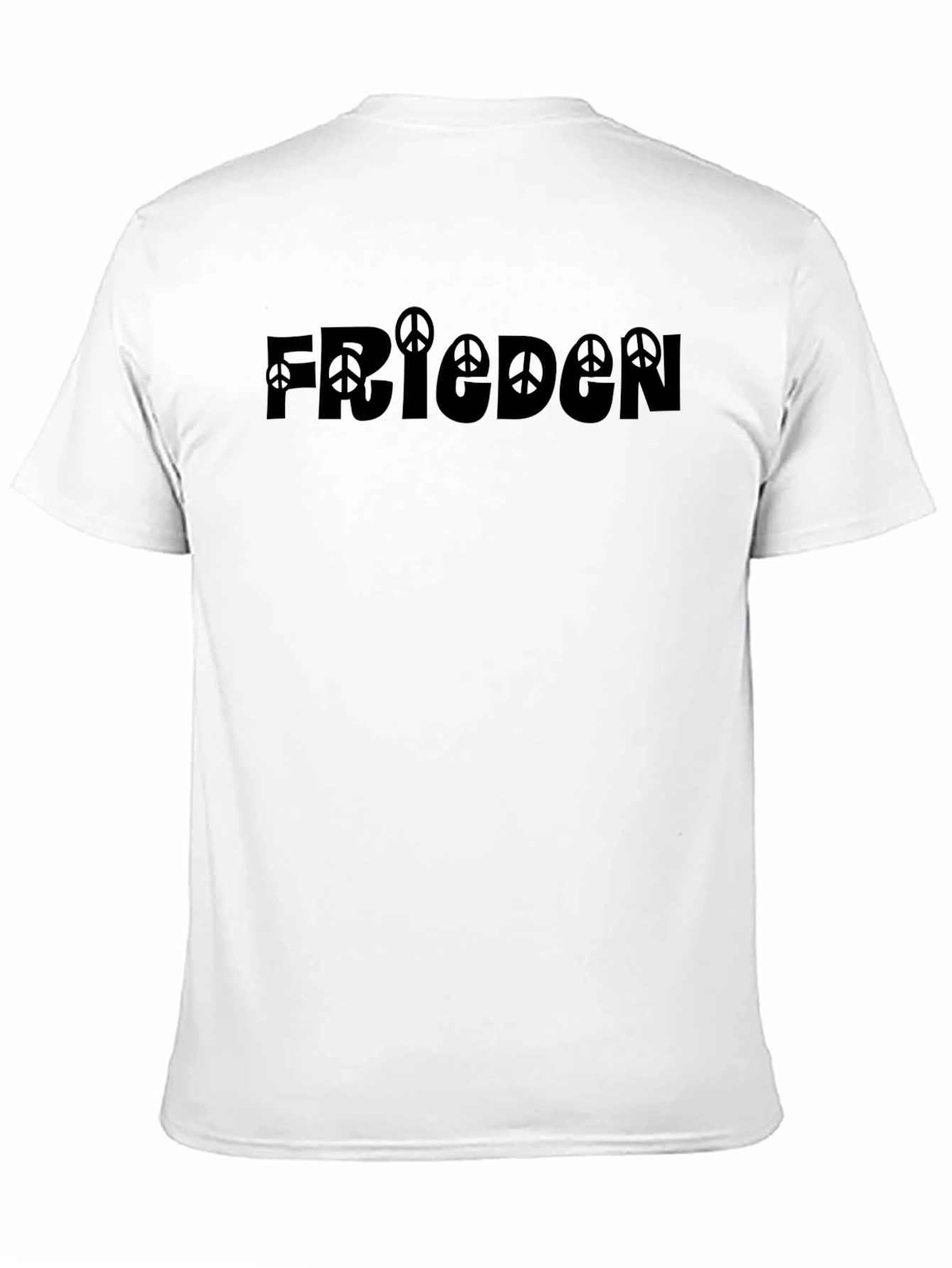 Frieden Peace Symbol T-Shirt - Black