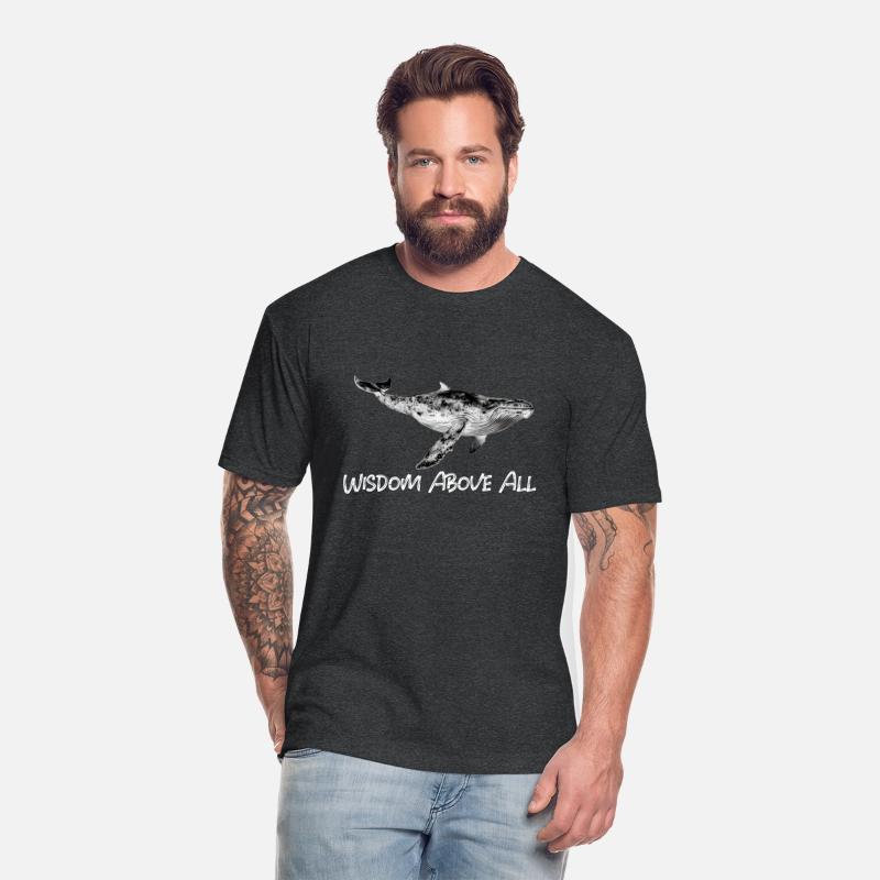 Whale Stoic T Shirt Wisdom Above All