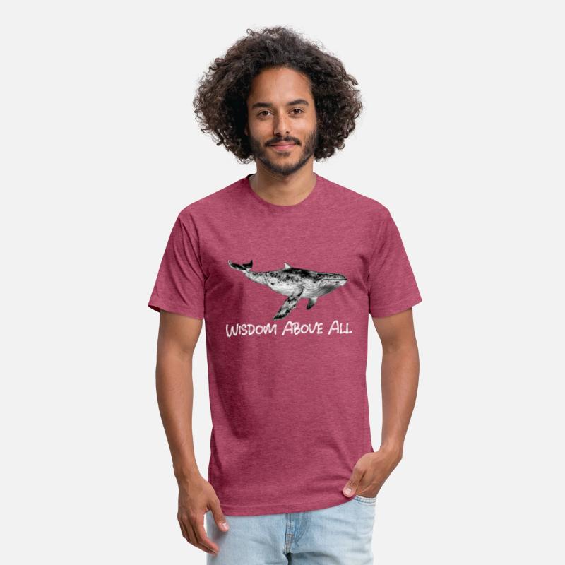 Whale Stoic T Shirt Wisdom Above All