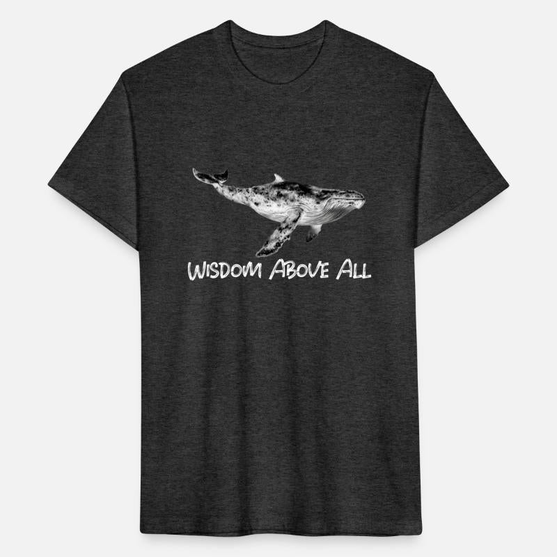 Whale Stoic T Shirt Wisdom Above All