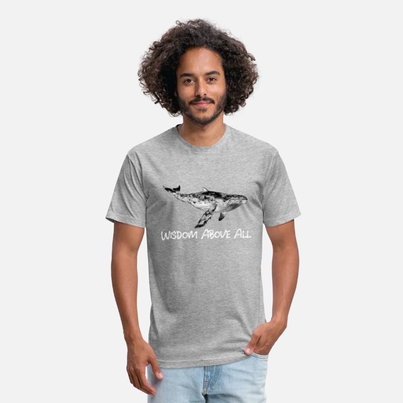 Whale Stoic T Shirt Wisdom Above All