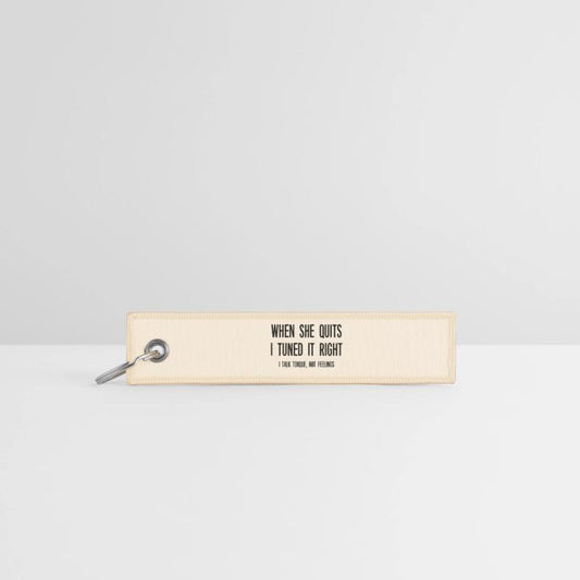 When She Quits I Tuned It Right Design