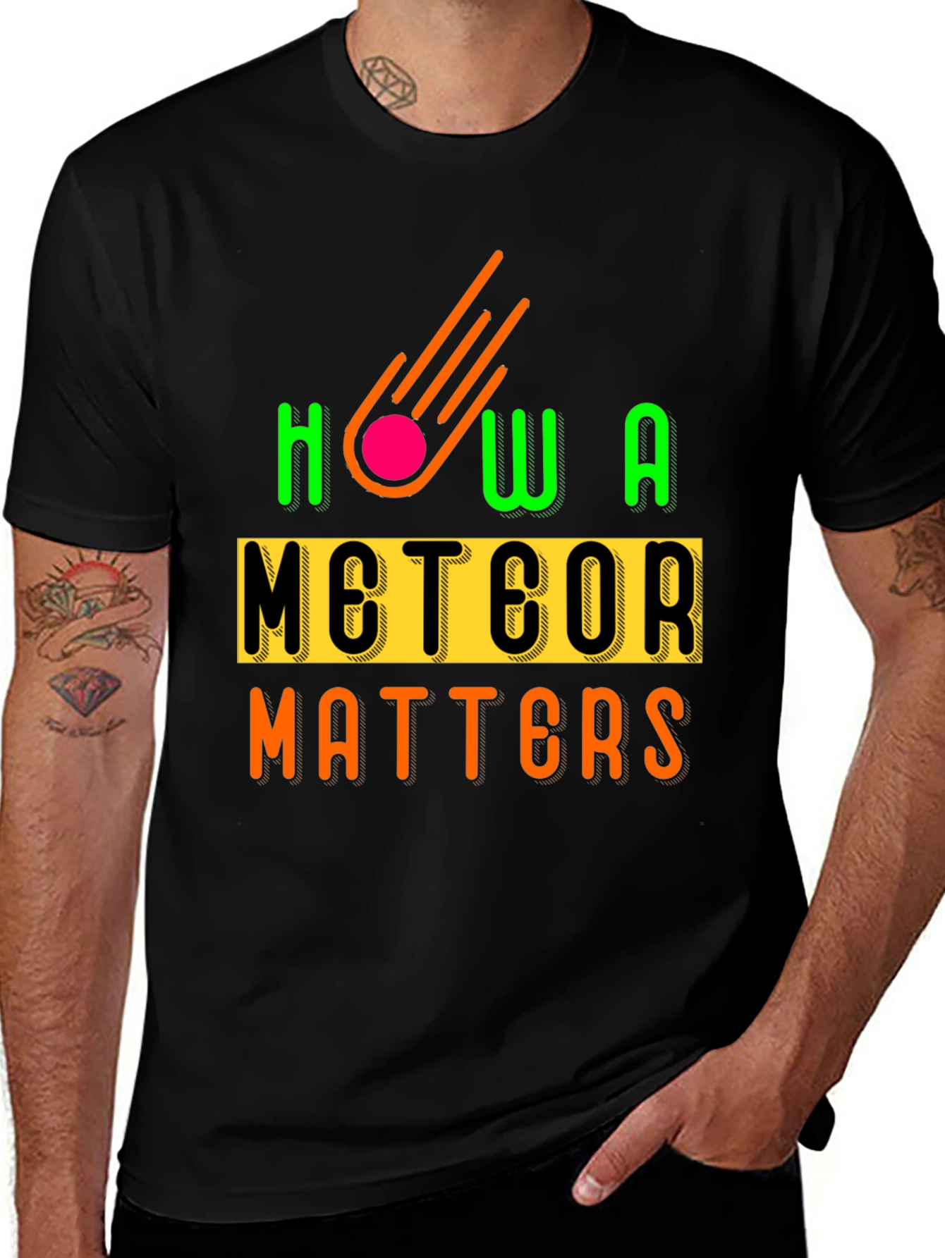 How a Meteor Matters Graphic Tee