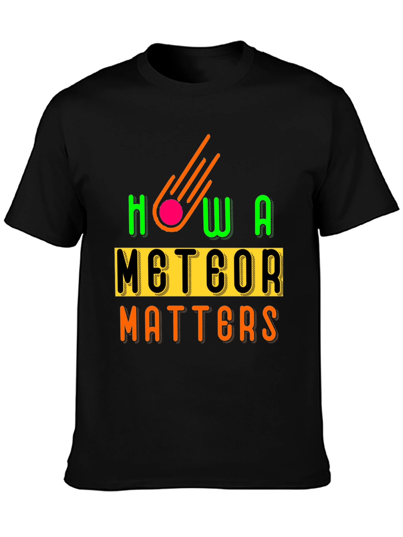 How a Meteor Matters Graphic Tee