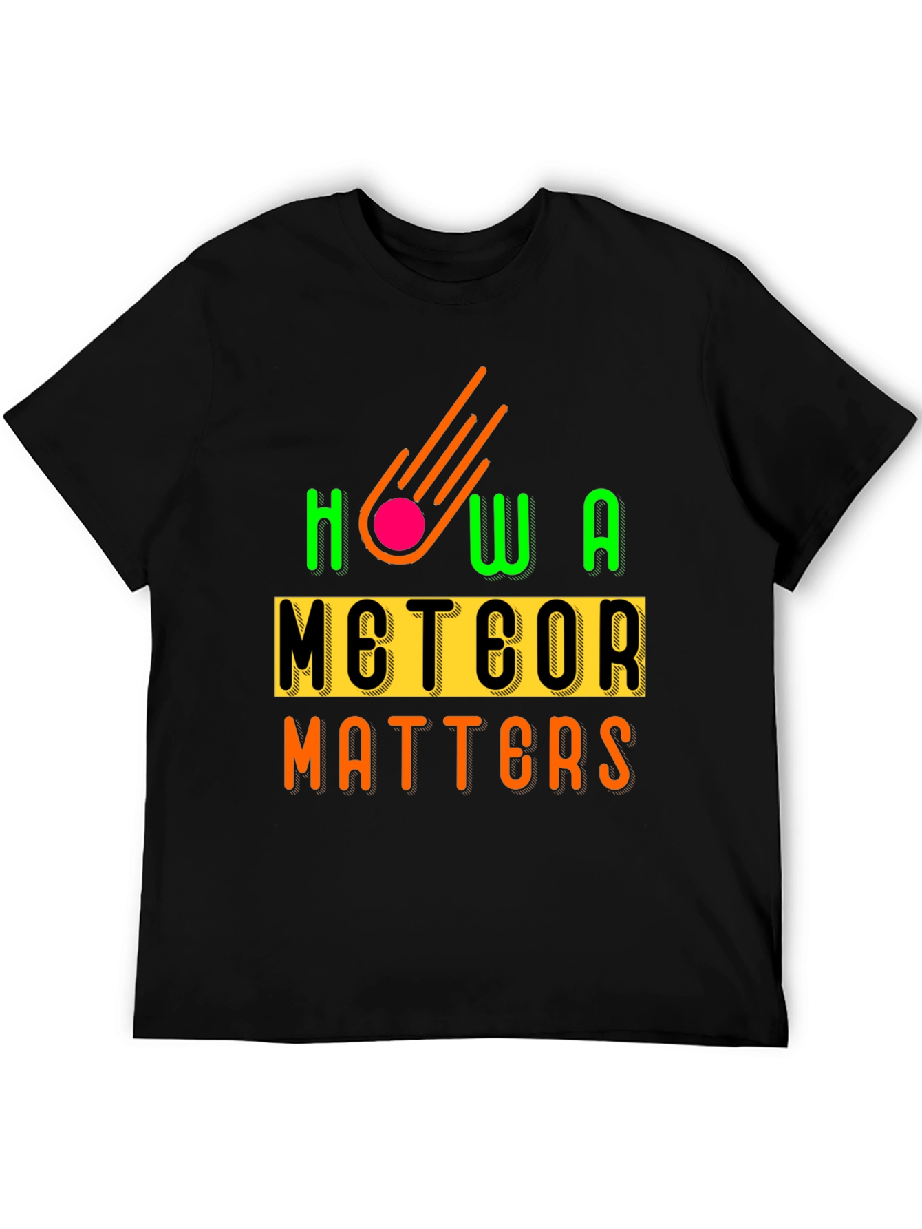 How a Meteor Matters Graphic Tee