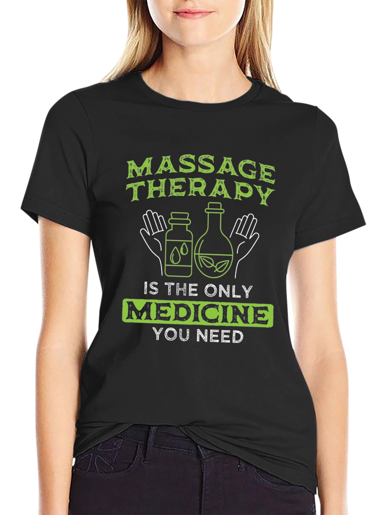 Massage Therapy Medicine T-Shirt - Relax & Heal