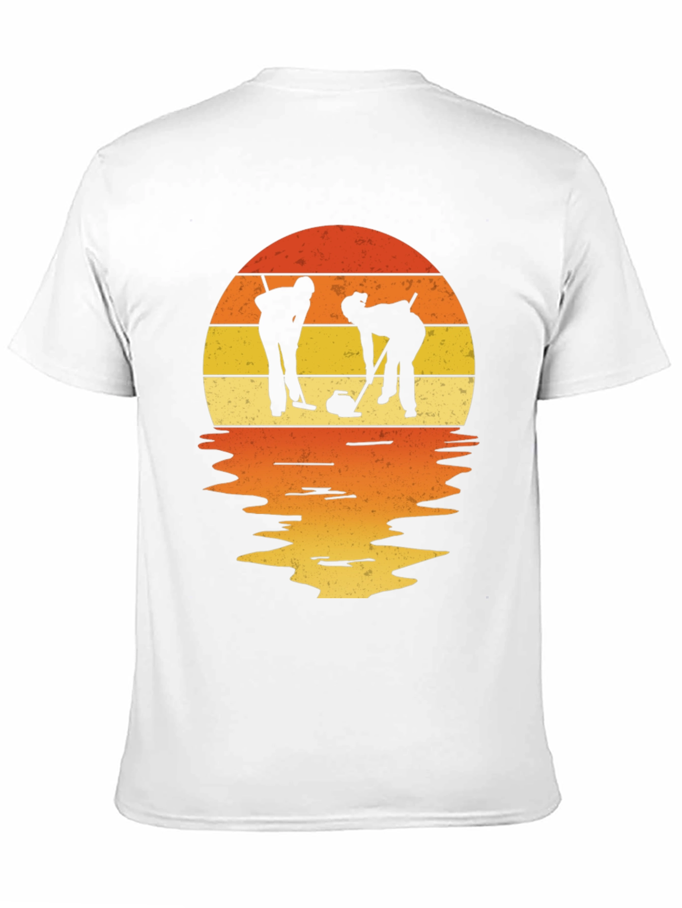 Retro Sunset Curling T-Shirt