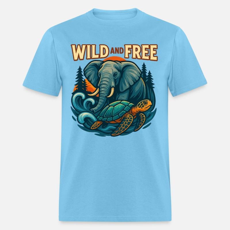 Wild and Free Unique Tee Concept