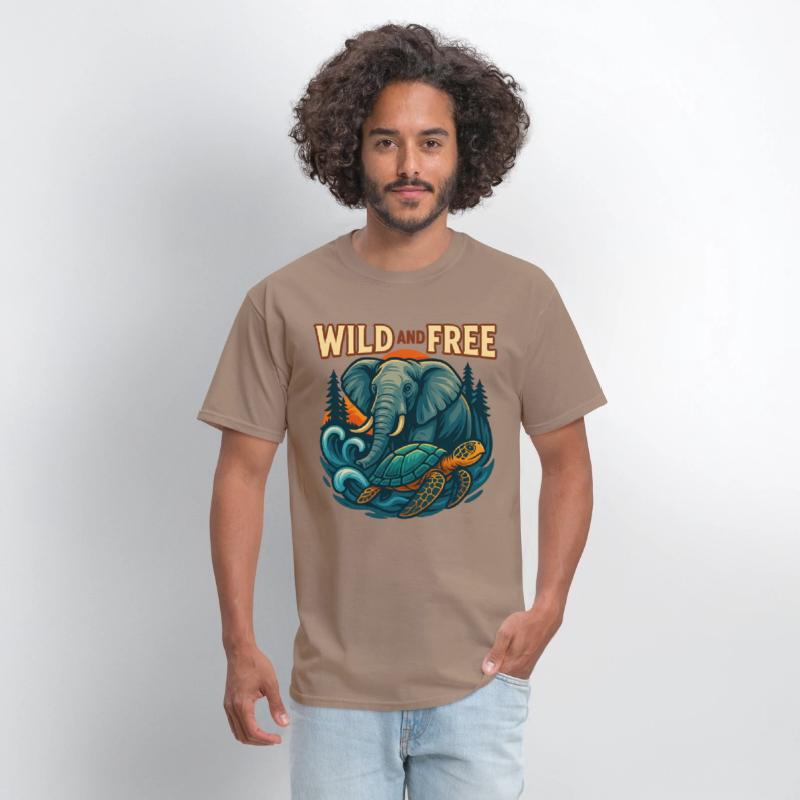 Wild and Free Unique Tee Concept