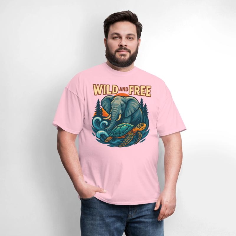Wild and Free Unique Tee Concept