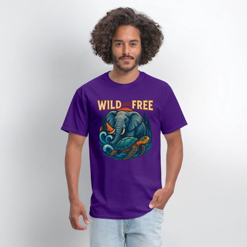 Wild and Free Unique Tee Concept