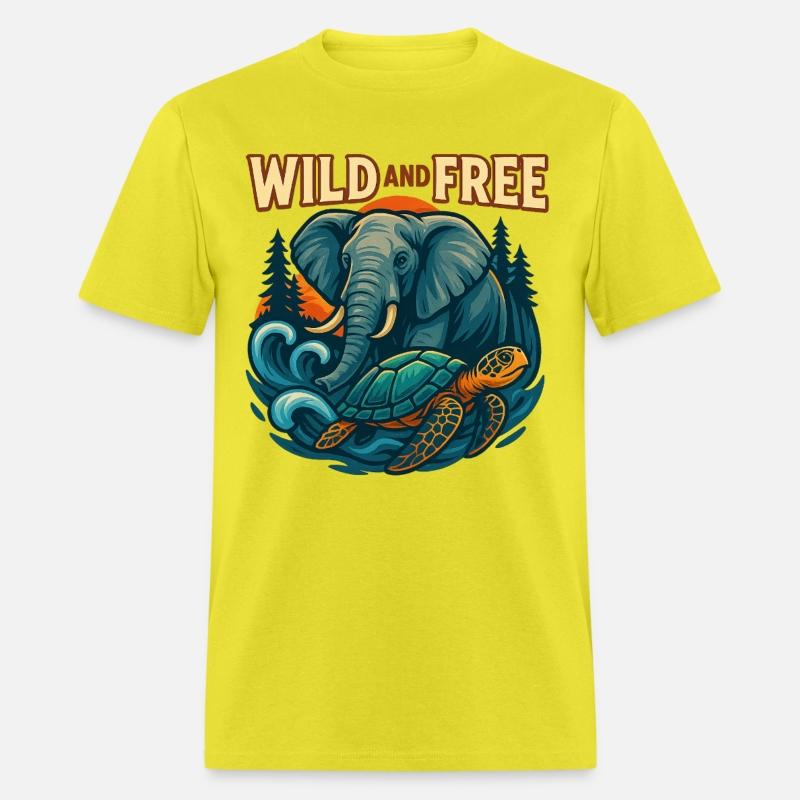 Wild and Free Unique Tee Concept