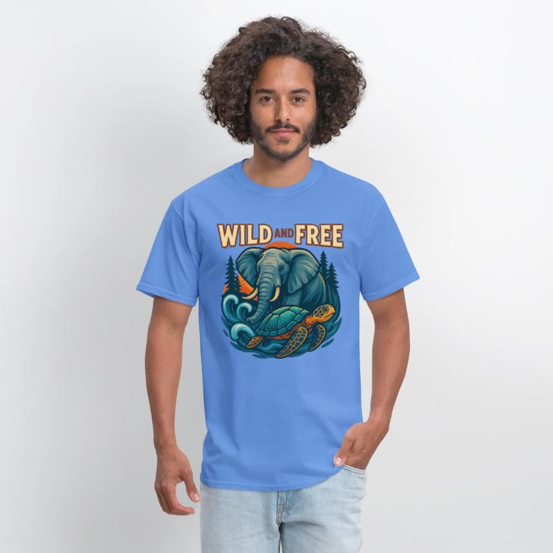 Wild and Free Unique Tee Concept