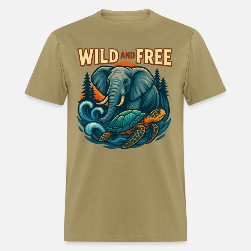 Wild and Free Unique Tee Concept