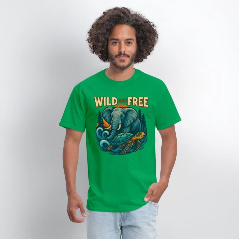 Wild and Free Unique Tee Concept