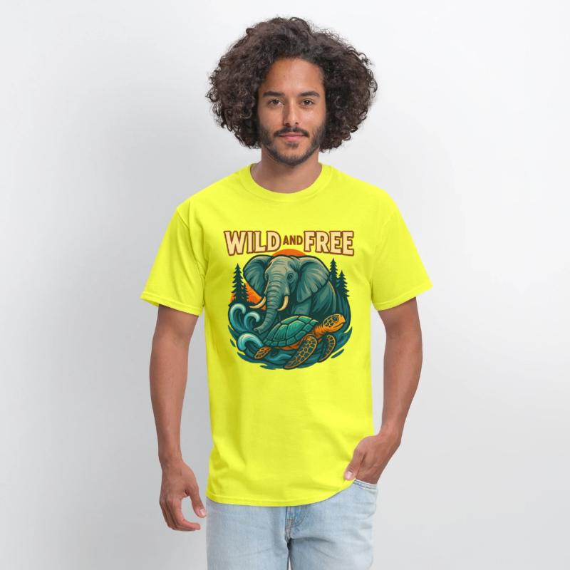 Wild and Free Unique Tee Concept