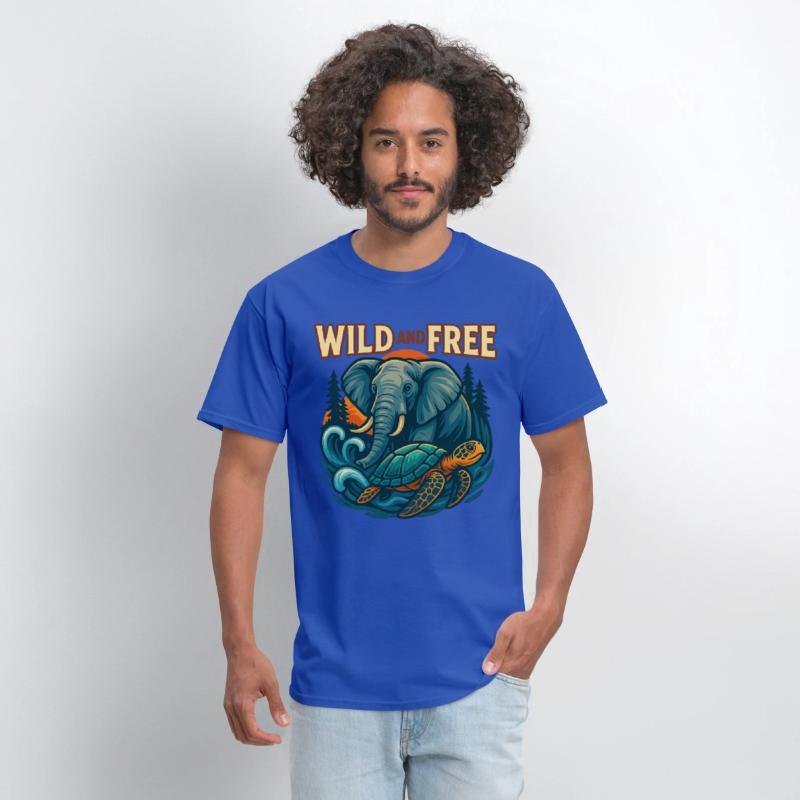 Wild and Free Unique Tee Concept