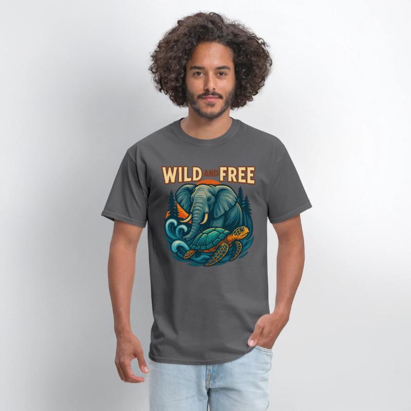 Wild and Free Unique Tee Concept