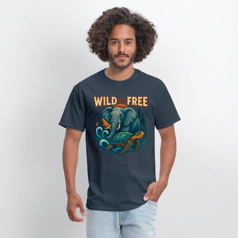 Wild and Free Unique Tee Concept