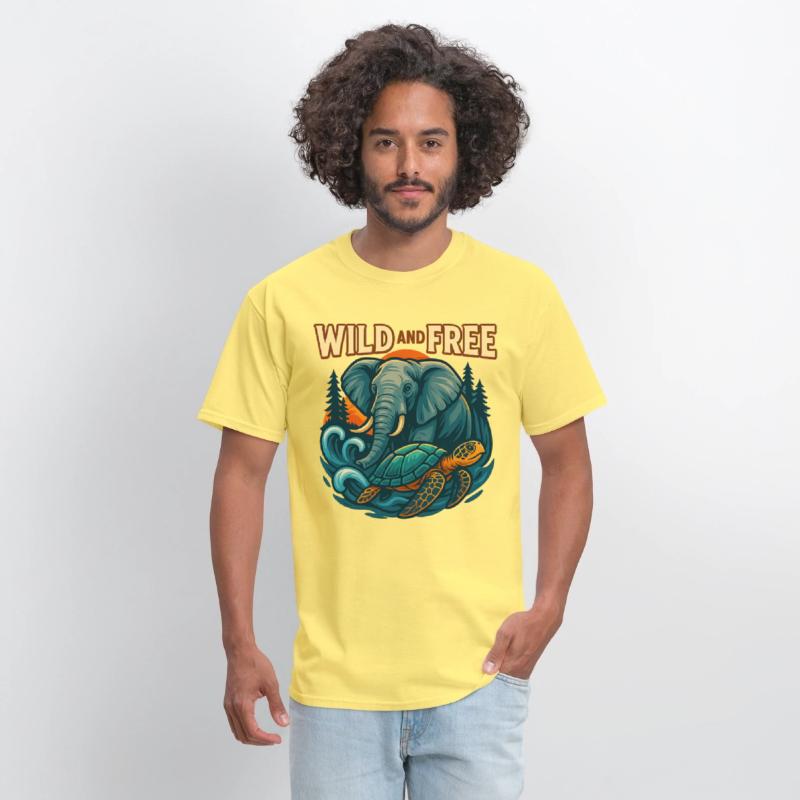 Wild and Free Unique Tee Concept