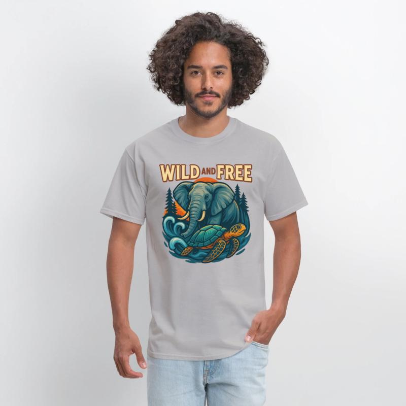 Wild and Free Unique Tee Concept