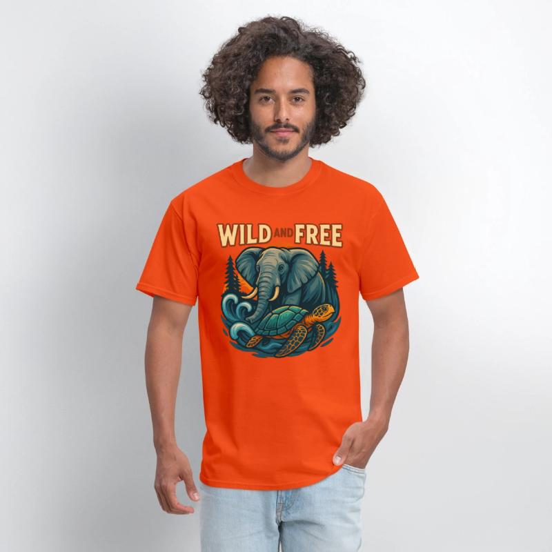 Wild and Free Unique Tee Concept