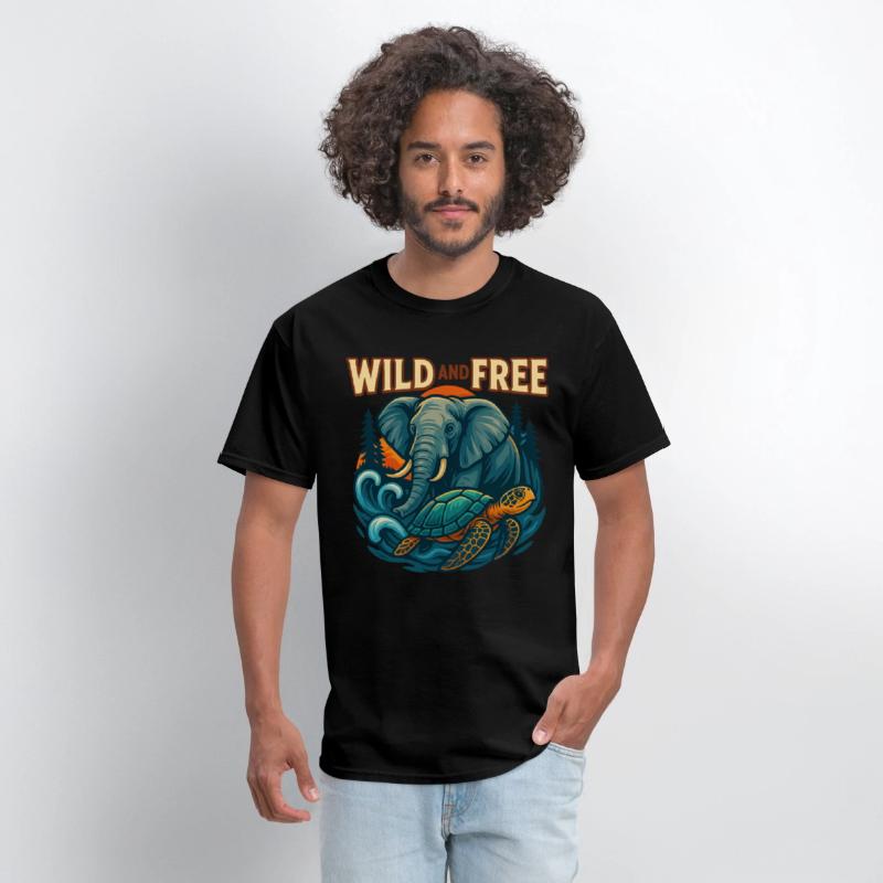Wild and Free Unique Tee Concept