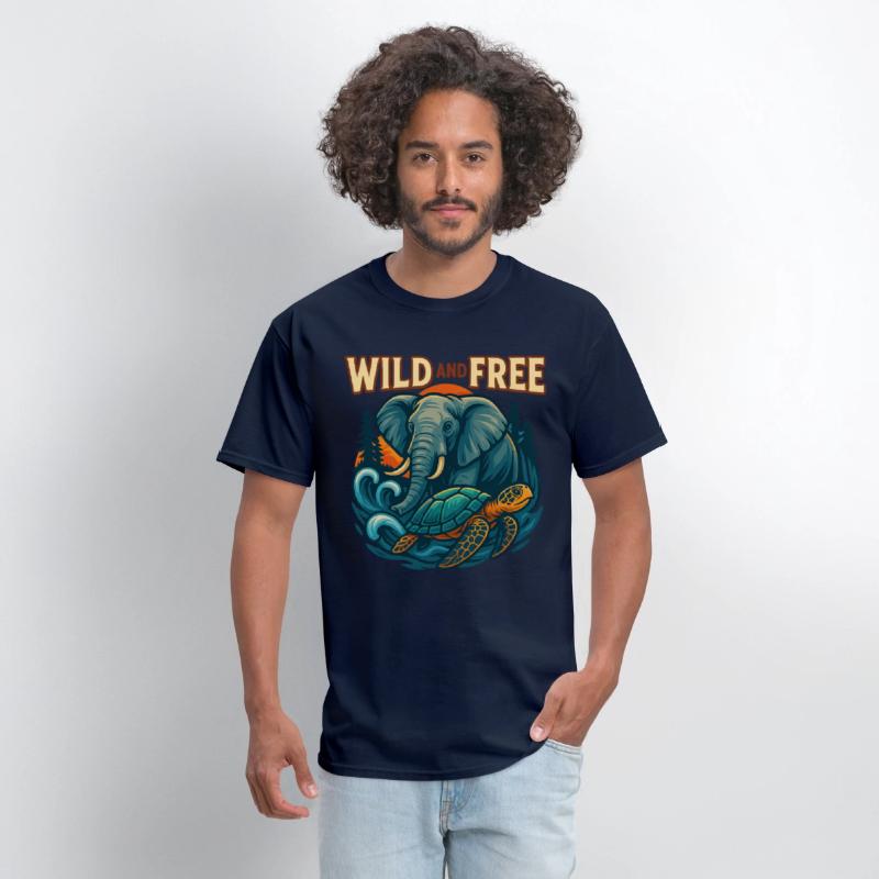 Wild and Free Unique Tee Concept